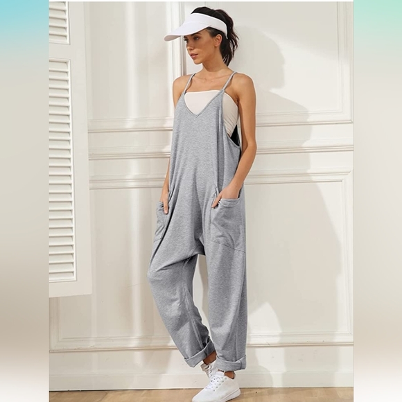 Automet Pants - Baggy Overalls Jumpers with Pockets